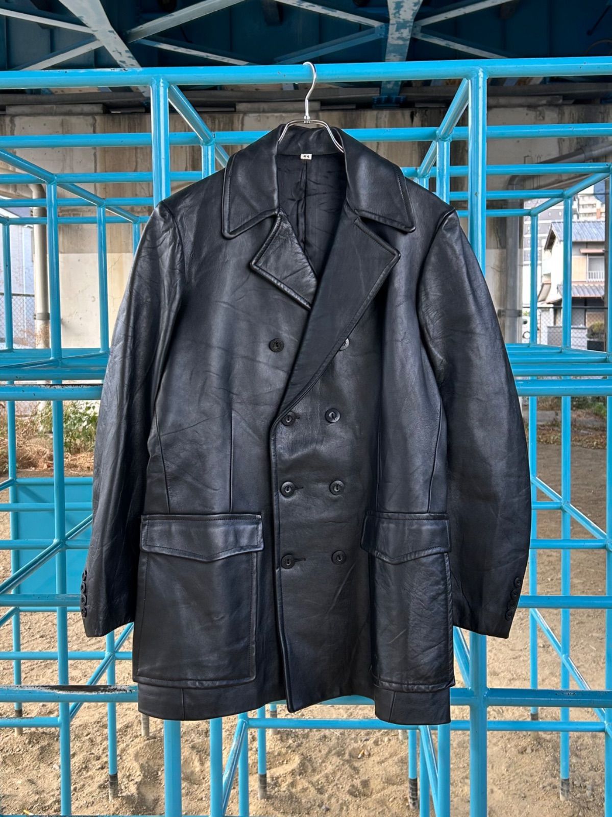 Scully スカリー レザージャケット レザーコート 革ジャン 古着 L 