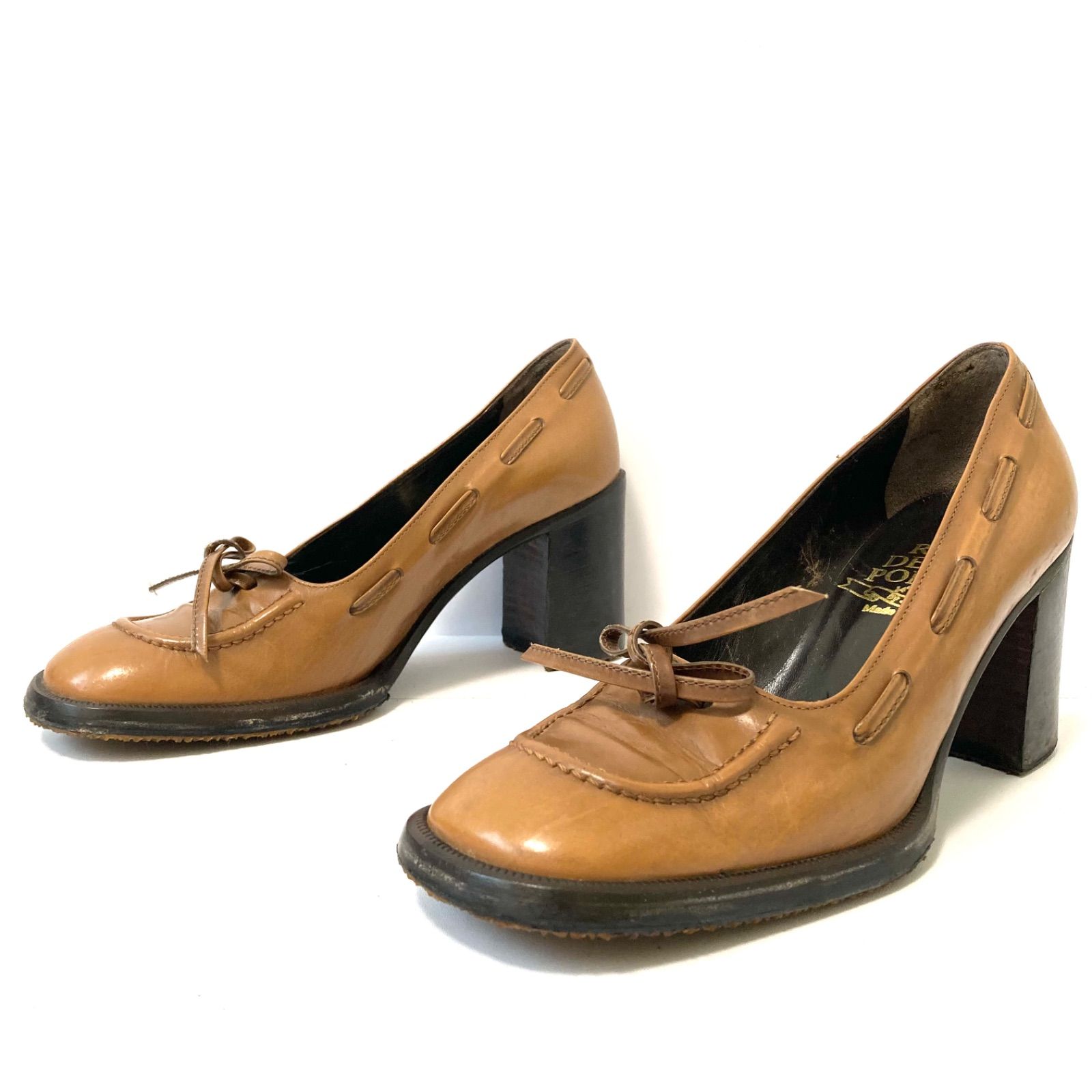 イタリア製◎【RUE DE LA POMPE】リュドラポンプ レザー ヒール 