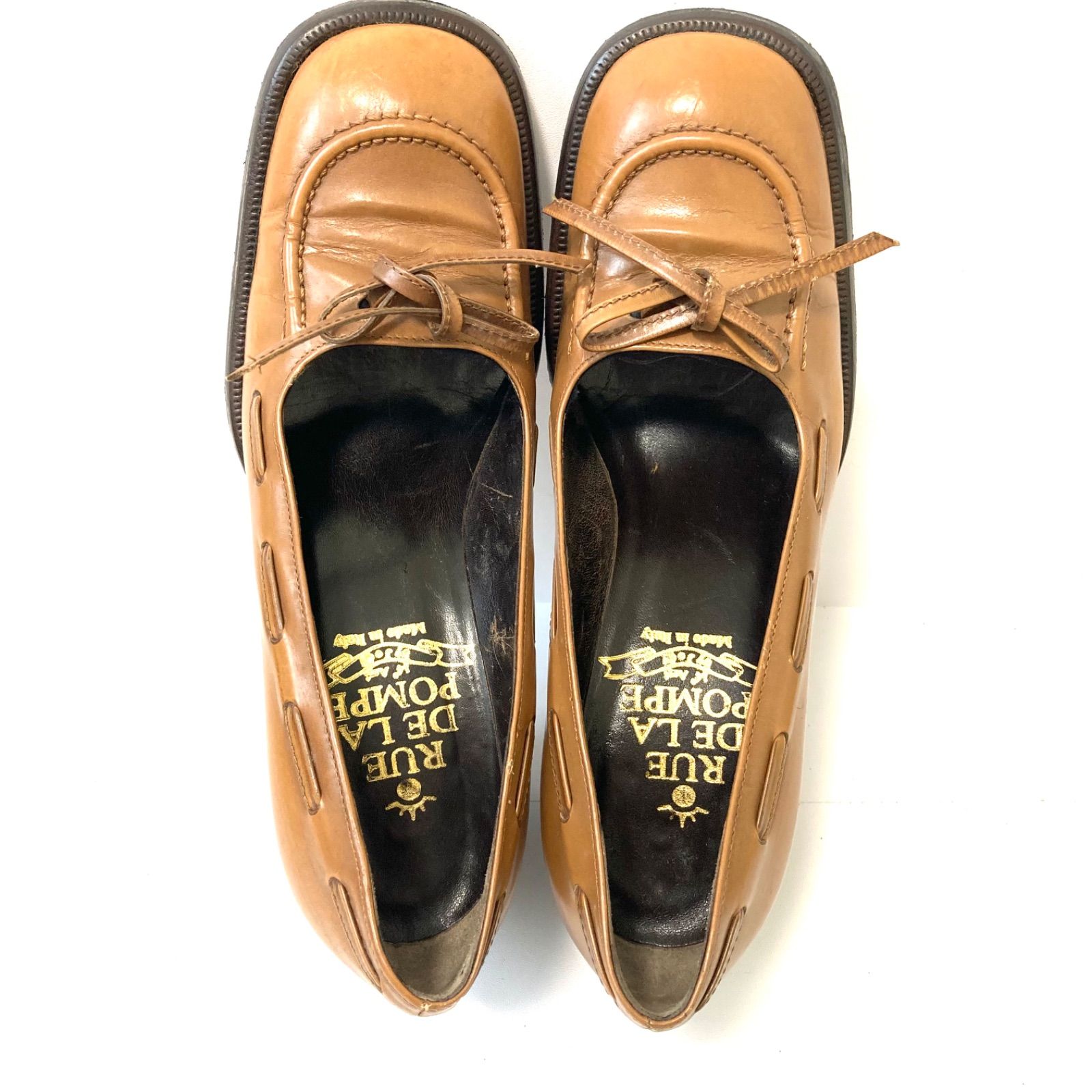 イタリア製◎【RUE DE LA POMPE】リュドラポンプ レザー ヒール 