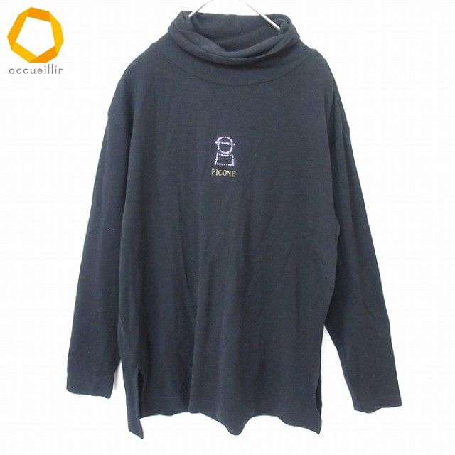 ピッコーネ PICONE ニット セーター ラインストーン ロゴ レディース