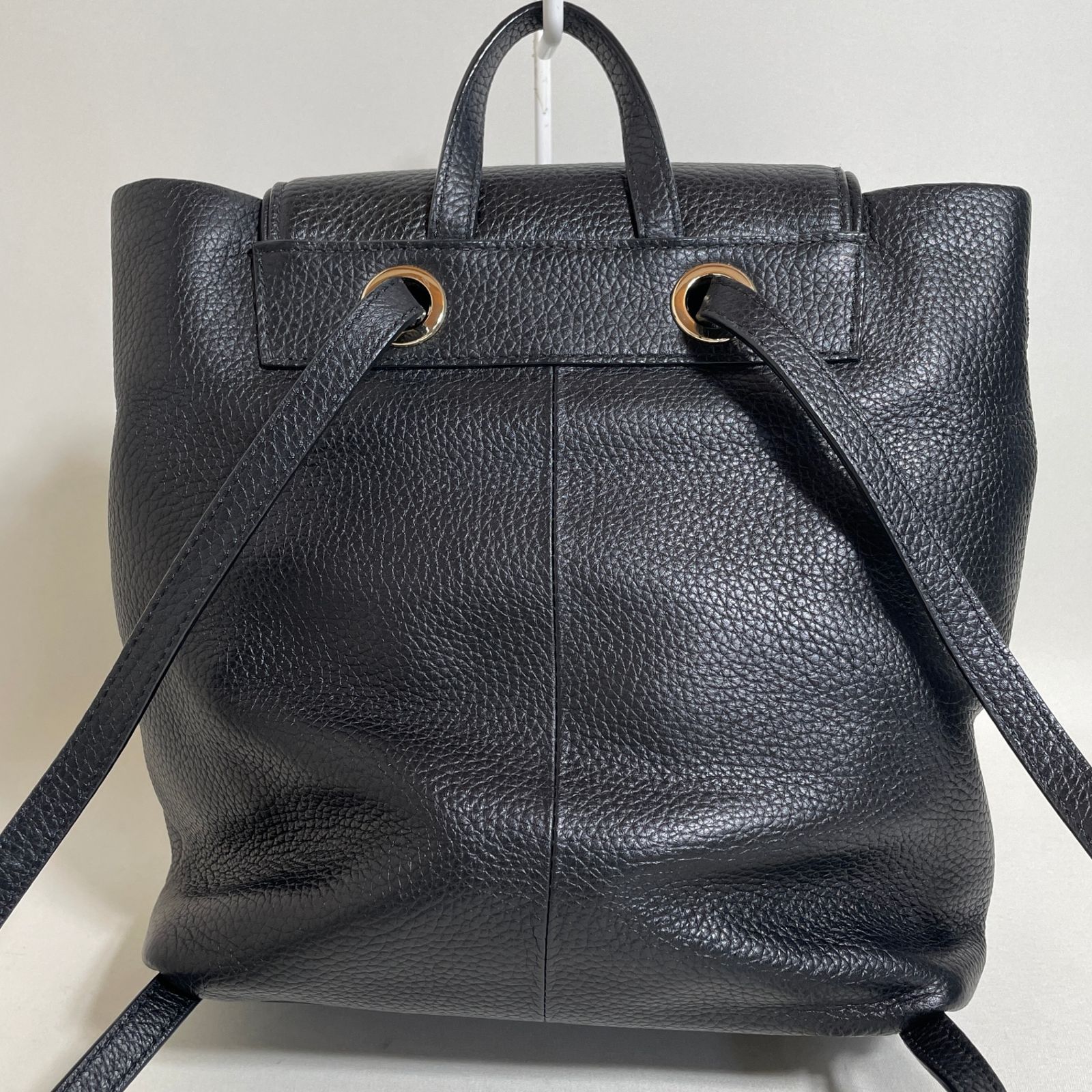 2601-32｜美品｜ケイトスペード リュックサック レザー ブラック 
