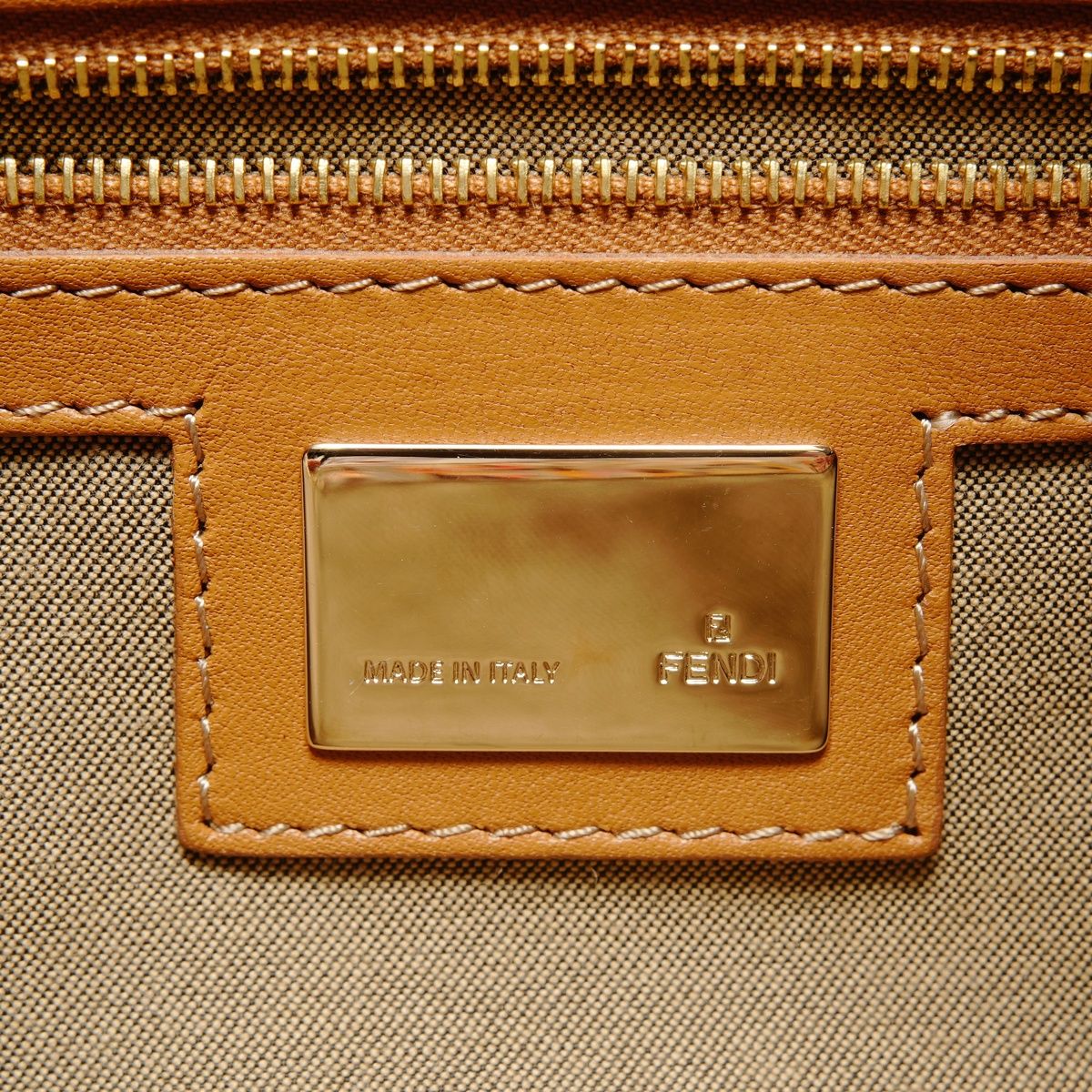 FENDI】ズッキーノ マンマバケット オレンジ ショルダーバッグ