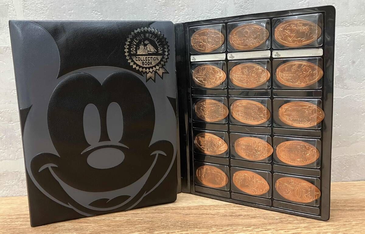 E☆ディズニー スーベニアメダル45枚 ミッキーミニーモノクロ