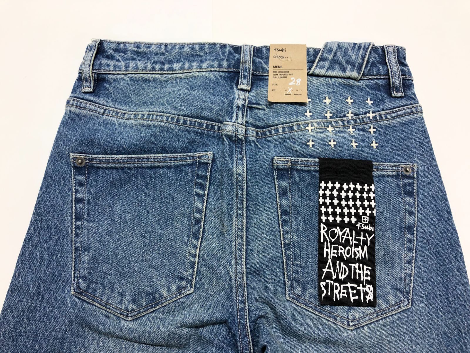 新品未使用 KSUBI（スビ） スリムフィットデニム 28 ブルー系 - メルカリ