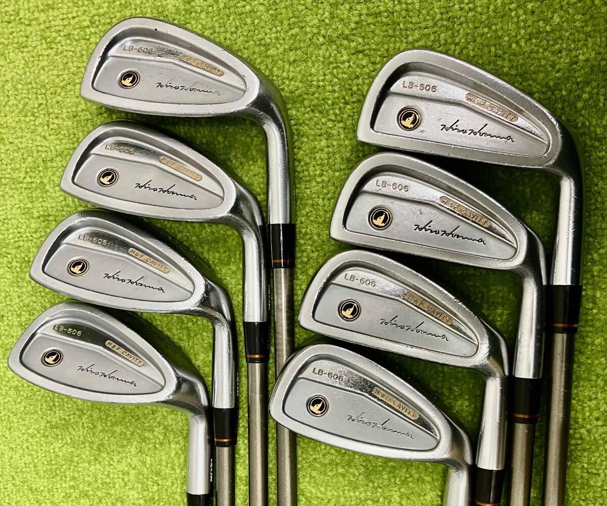 ホンマゴルフ LB‐606 H＆F 黒七宝 アイアンセット 5～11.S 8本セット