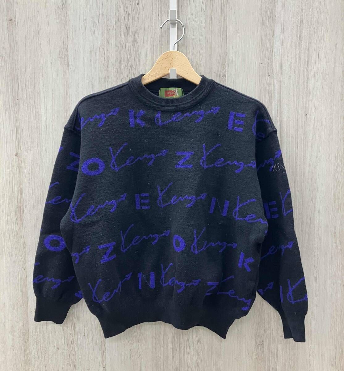 【ヴィンテージ】ケンゾーゴルフ　ハーフジップ　ニット ☆【KENZO GOLF】ケンゾー ゴルフウェア ニット セーター 0125JA64W