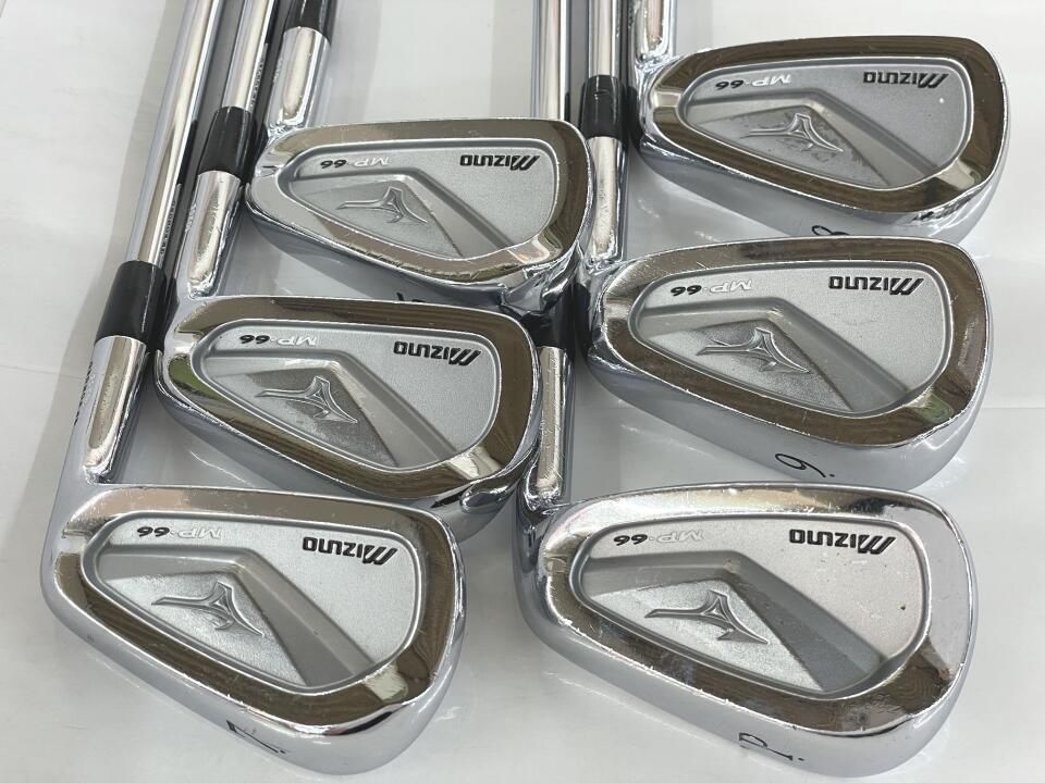 ミズノ MP-66 ﾀﾞｲﾅﾐｯｸｺﾞｰﾙﾄﾞ120 S200フレックス アイアンセット 中古