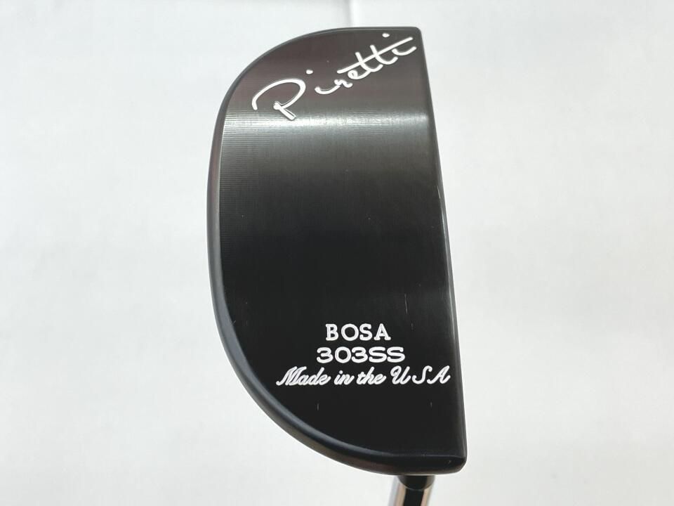 ピレッティ BOSA Bosa MIDNIGHT BLACK パター スチールシャフト 【34