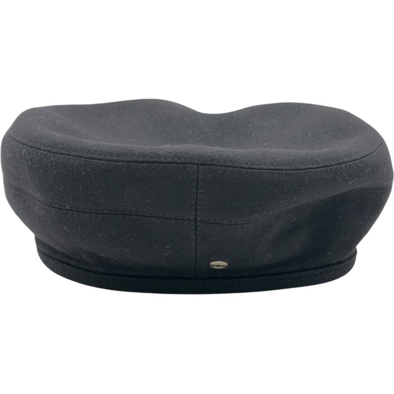 エルメス HERMES セリエボタンカシミヤベレーキャップ ブラック