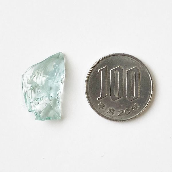 アンダラクリスタル〈アクアセレニティ 水色 青〉気泡入り 送料無料