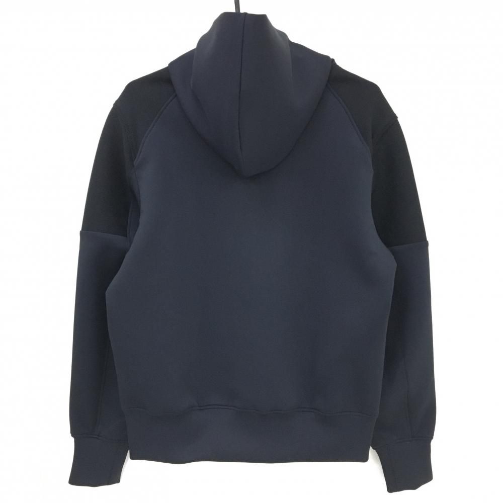 新品　未使用　ムータマリン　ゴルフ　ジャンバー　黒　サイズ5 M L メンズ 新品】ムータマリン ジップパーカー 黒 胸刺しゅう ジャケット メンズ