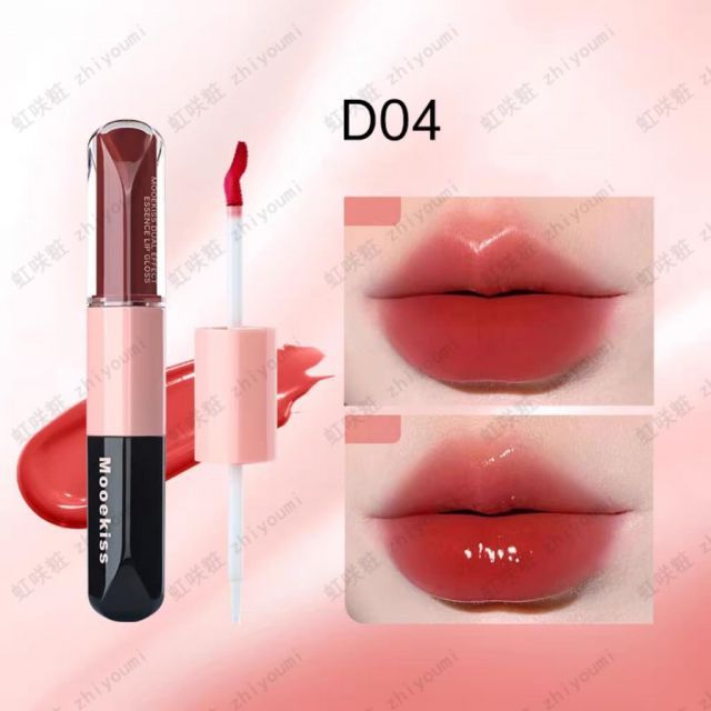 送料無料】Mooekiss ダブルエンドリップグロス マットリップ