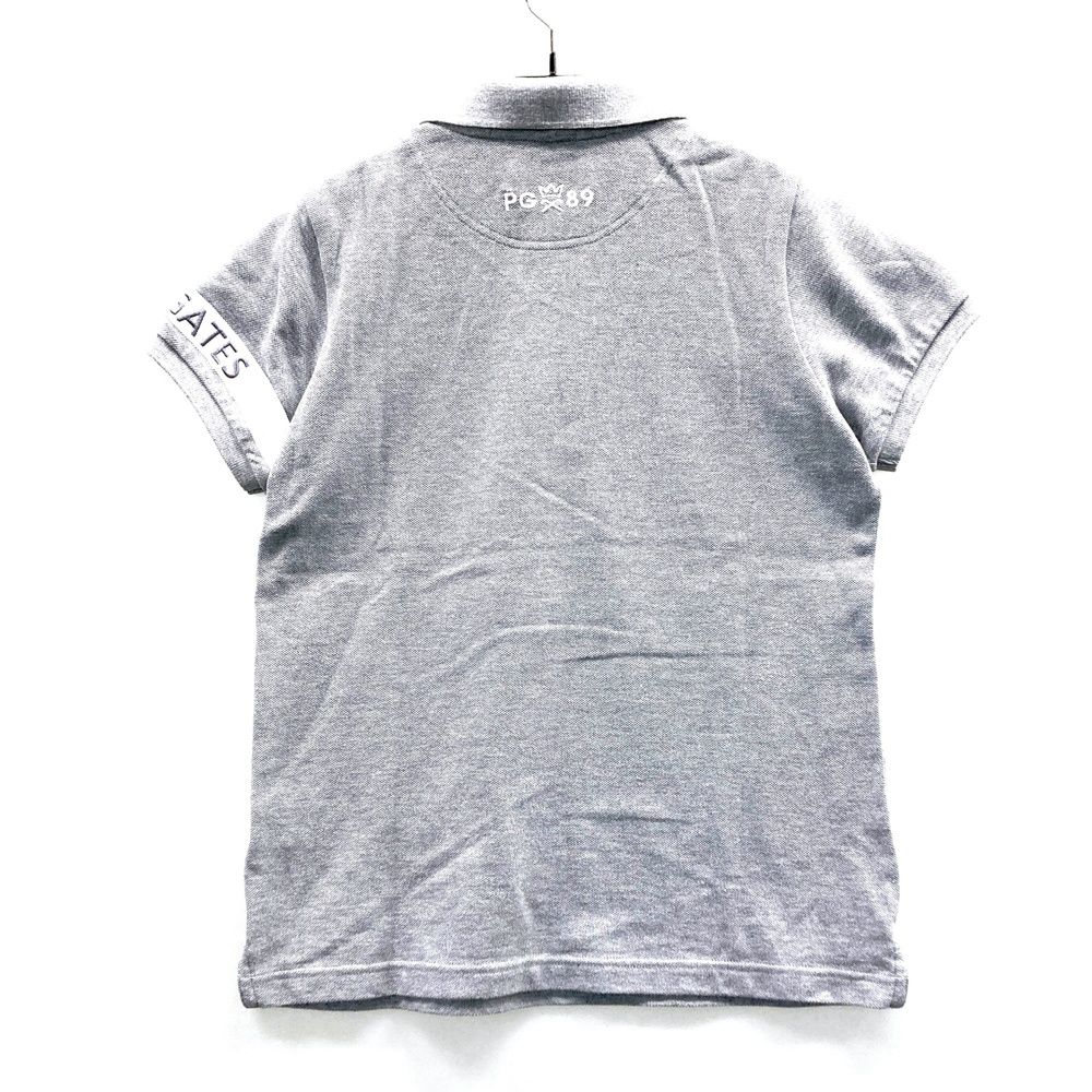 サイズ：1 PEARLY GATES パーリーゲイツ 半袖ポロシャツ グレー系