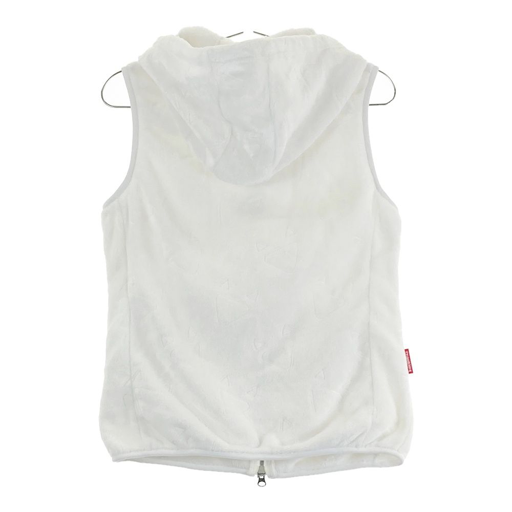 サイズ：M LE COQ GOLF ルコックゴルフ フード付 ボア ジップベスト 総