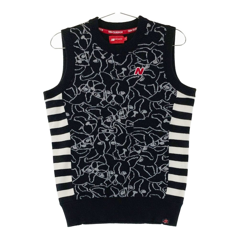 サイズ：1 NEW BALANCE GOLF ニューバランス ニットベスト ボーダー柄