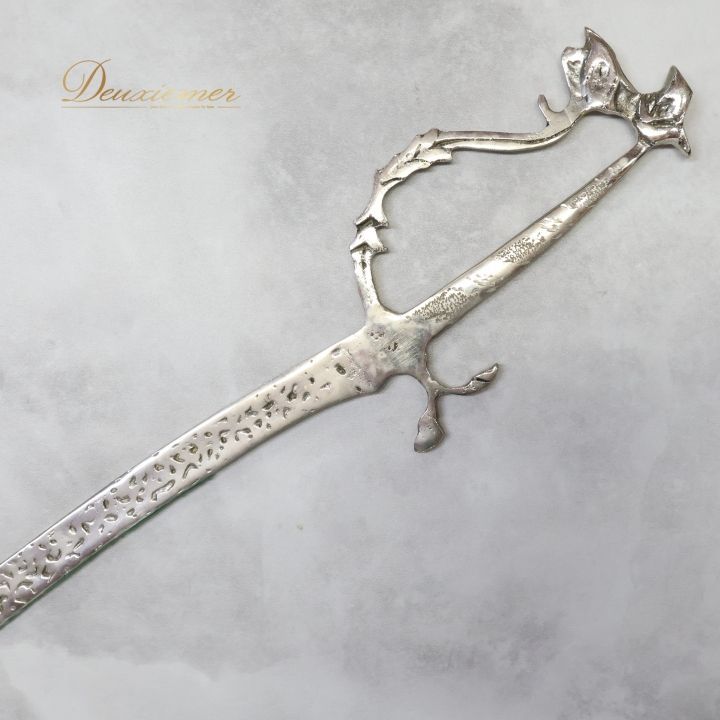 ベリーダンス 小物 シミター ソード シルバー系 剣 刀 全長73cm 重さ
