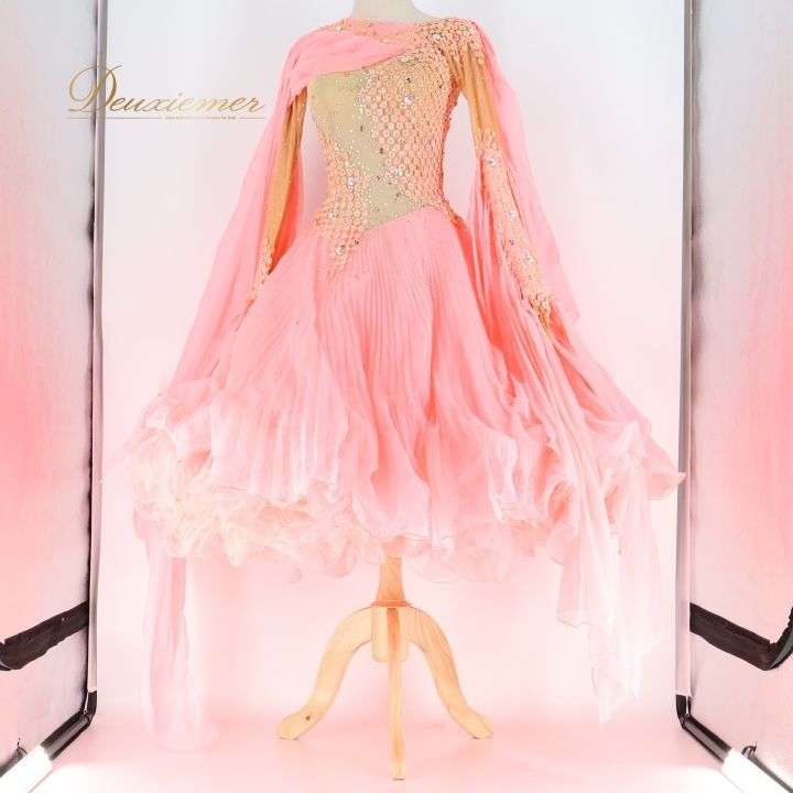 社交ダンス 衣装 スタンダードドレス ワンピース スタンダード