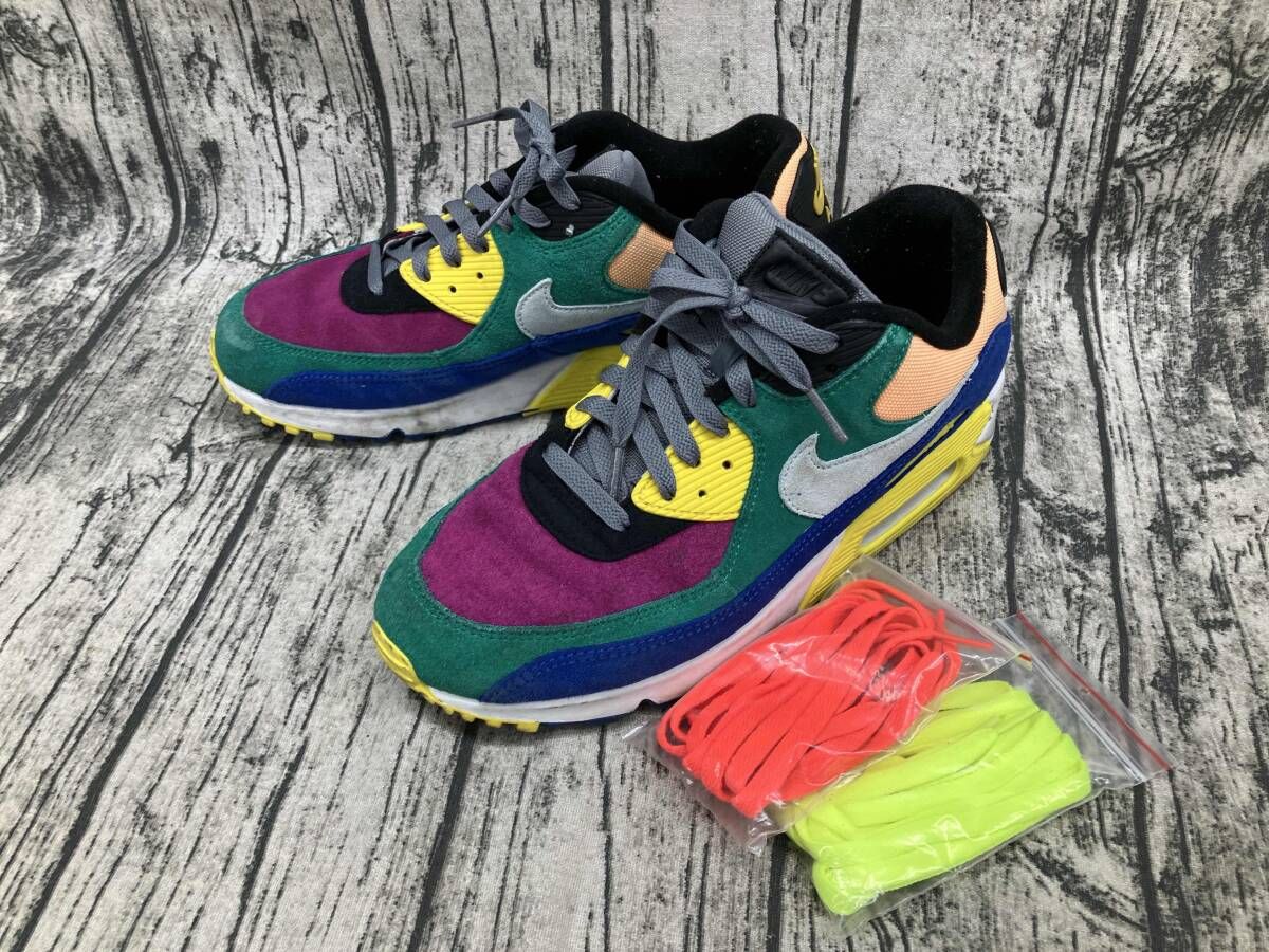NIKE AIR MAX90 QS マルチカラー　サイズ27.0cm NIKE AIR MAX 90 QS ナイキ エアマックス マルチカラー 27.5cm - メルカリ