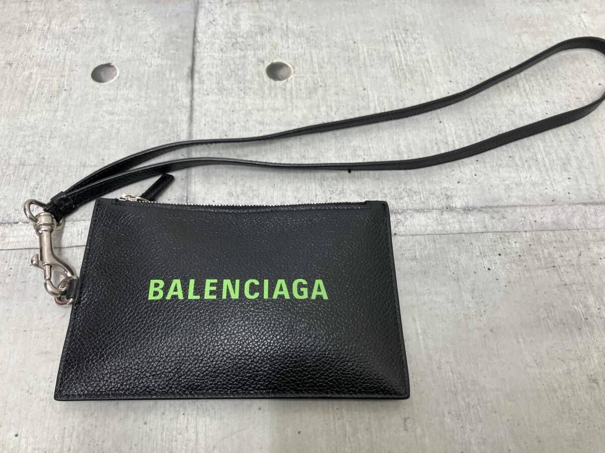 BALENCIAGA/小物/616015／マルチケースポーチ／黒 【公式通販】