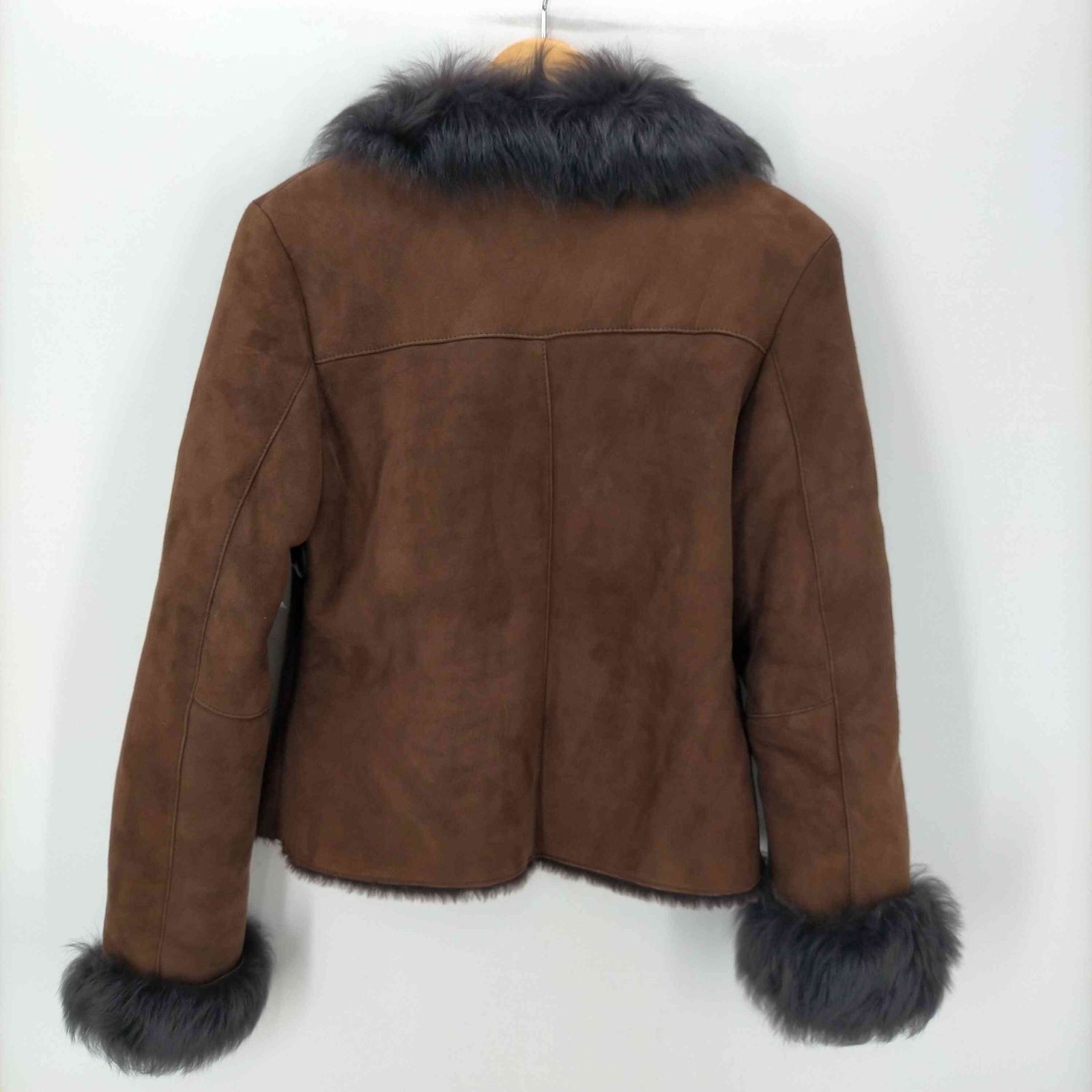 ユーズドフルギ USED古着 Real Fur 100% & Lamb Leathe Mouton Jacke  