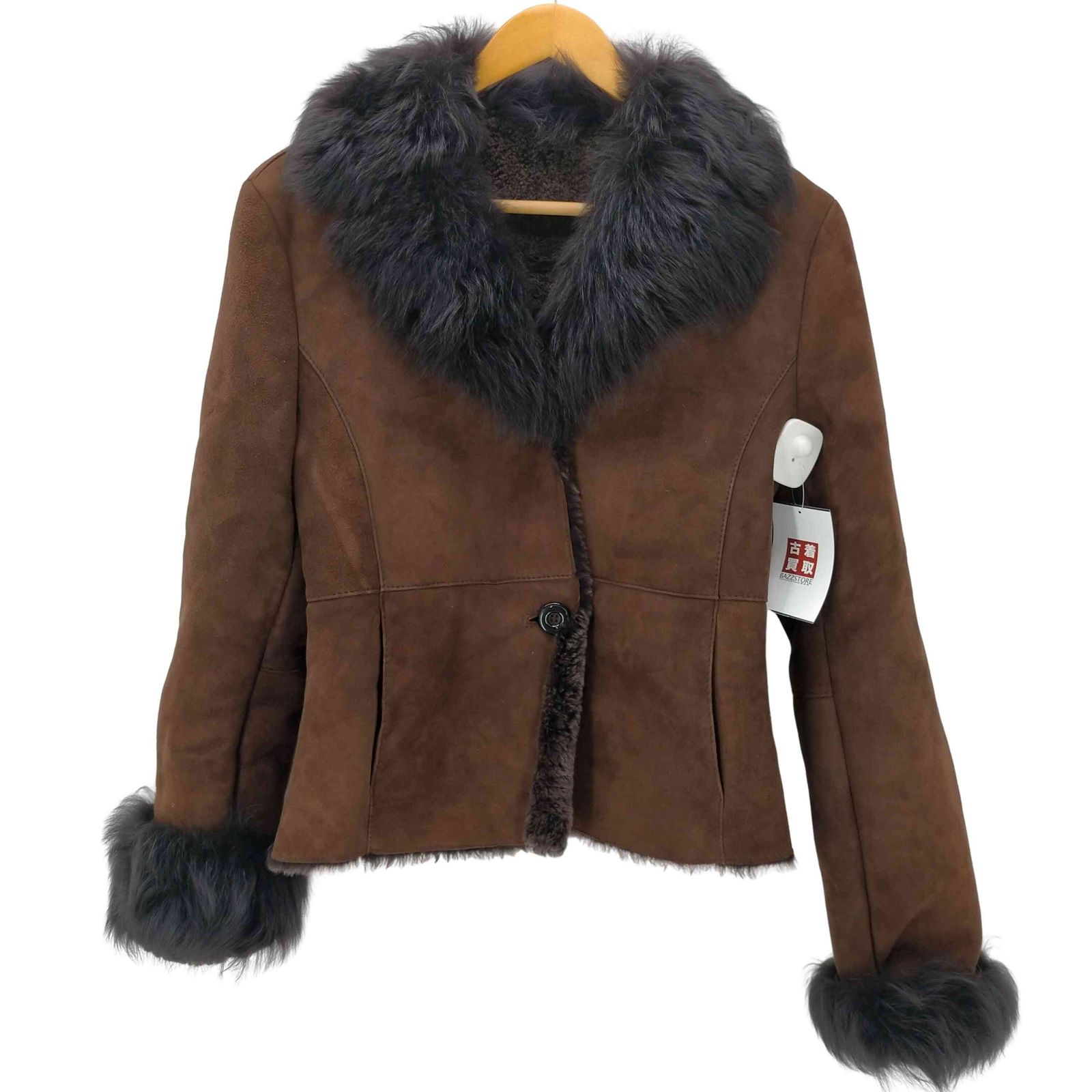 ユーズドフルギ USED古着 Real Fur 100% & Lamb Leathe Mouton Jacke  