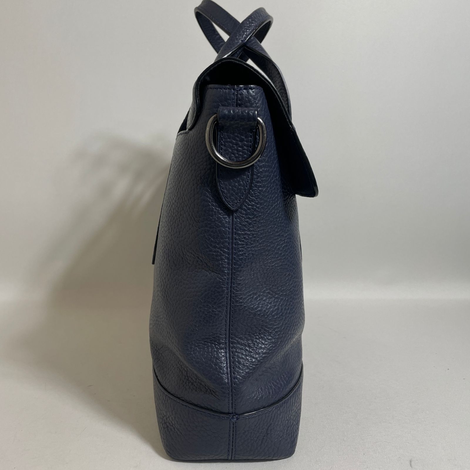 2601-69｜美品｜コーチ ビジネスバッグ レザー ネイビー - メルカリ