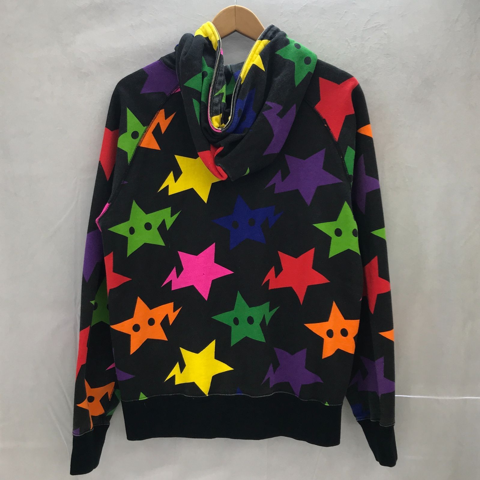 生産国:中国 A BATHING APE パーカー 002ZPA301023X スター 星柄 XL 黒