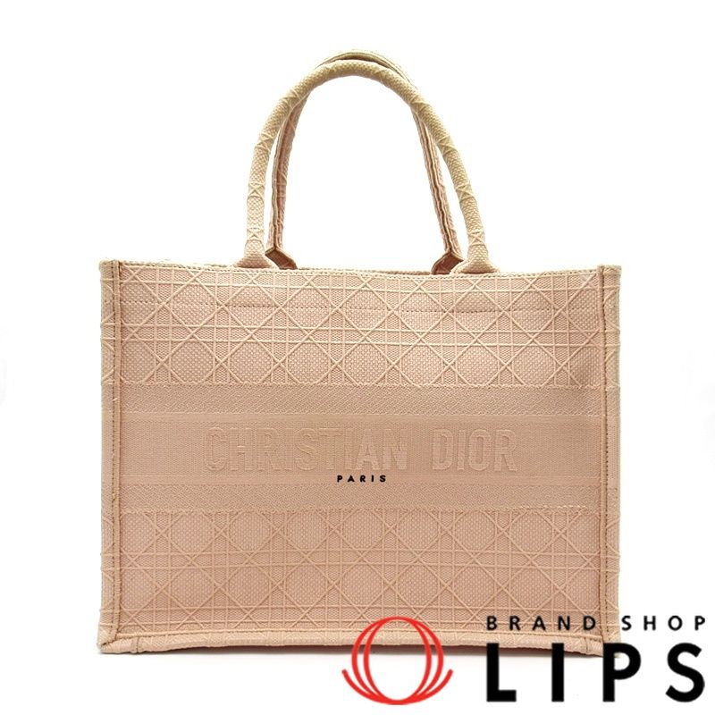ディオール ブックトート ミディアム M1296ZREY キャンバス レディース