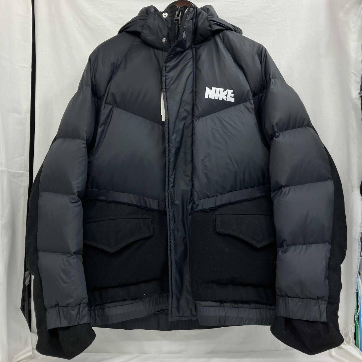 sacai／サカイ／NIKE／ナイキ／ダウンジャケット／ブラック／NRG 