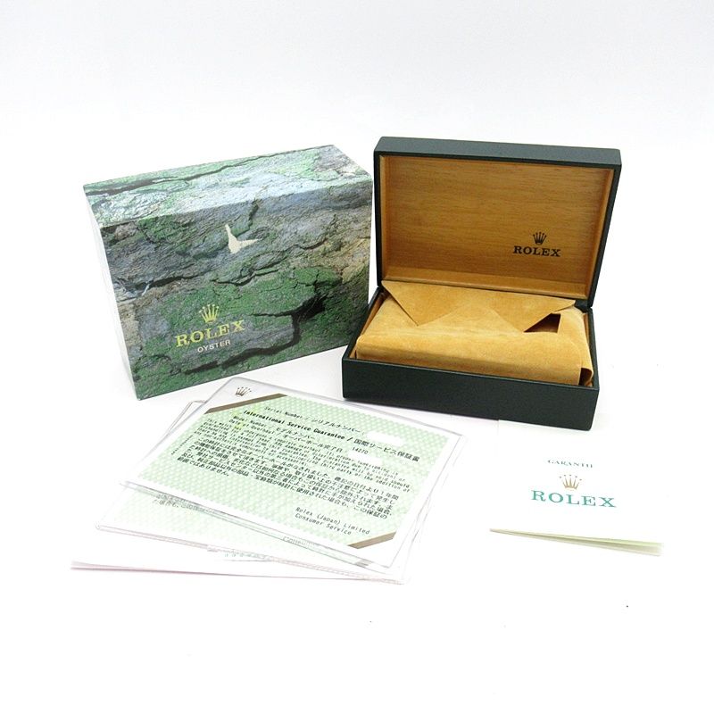 ロレックス エクスプローラー1 14270(A) 箱 保証書 修理書 SS メンズ