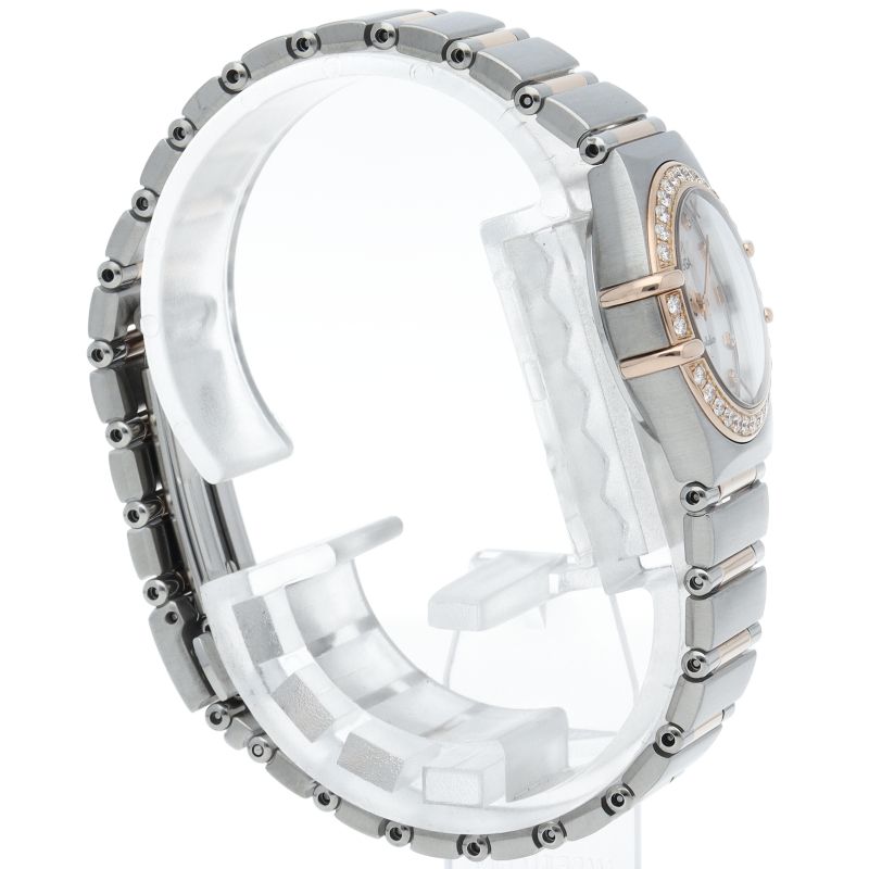 オメガ コンステレーションミニ 22.5mm ダイヤベゼル 8Pダイヤ シェル