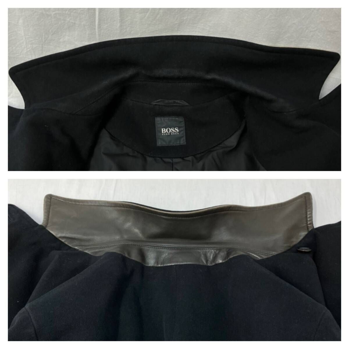 HUGO BOSS ヒューゴボス ピーコート ウール カシミヤ ダブルブレスト