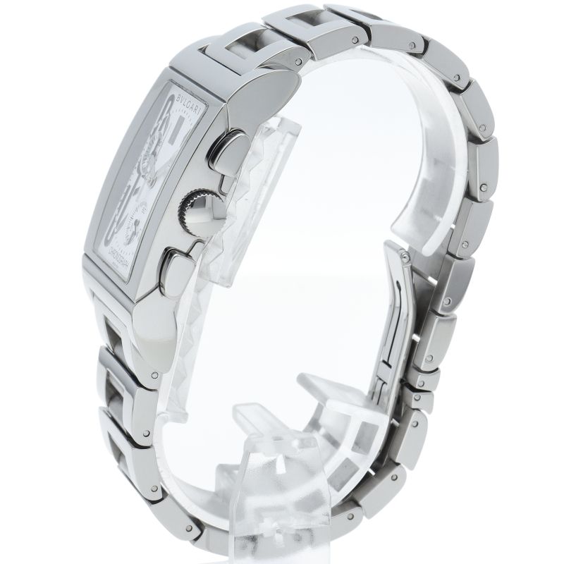 ブルガリ レッタンゴロ クロノグラフ RTC49S/RTC49C6LSSD 箱 保証書 SS