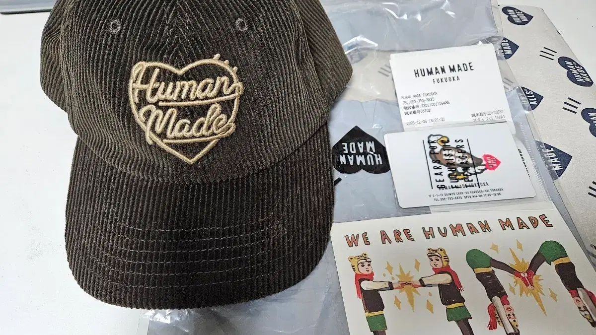 HUMAN MADE ヒューマンメイド 6パネル コーデュロイ キャップ ブラウン