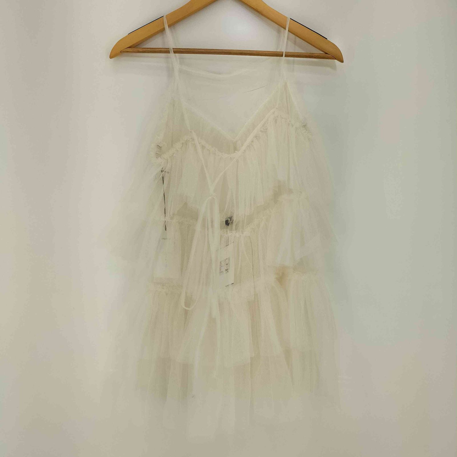 ラベルエチュード la belle Etude チュール前あきティアード