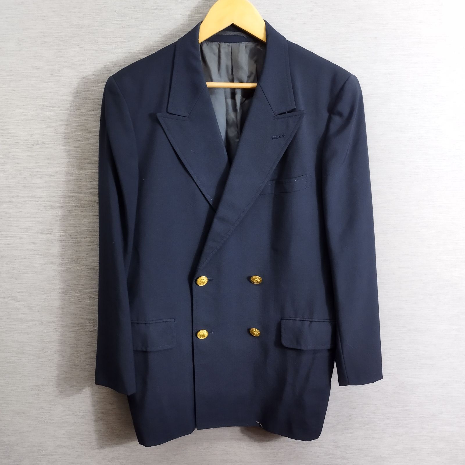 J.PRESS ジェイ プレス ジャケット ダブル 紺ブレ ブレザー 金ボタン