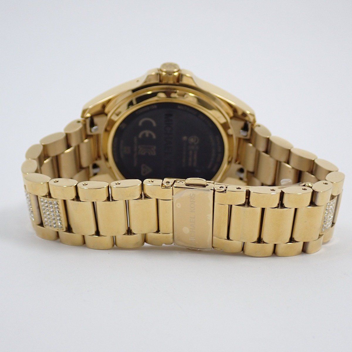 美品】マイケルコース スマートウォッチ レディース 腕時計 ゴールドGP