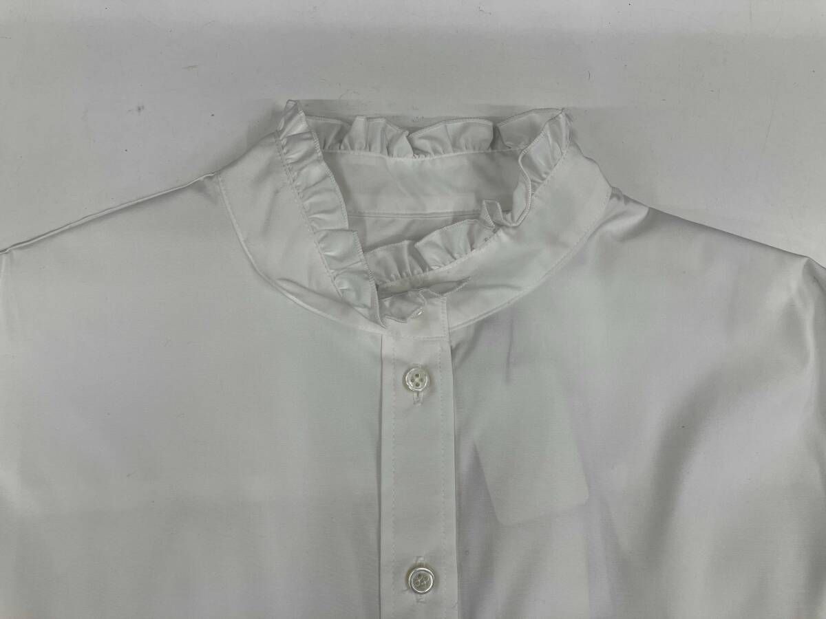 OHGA ｵｵｶﾞOHGA-1037 ホワイト 長袖ブラウス フリーサイズ