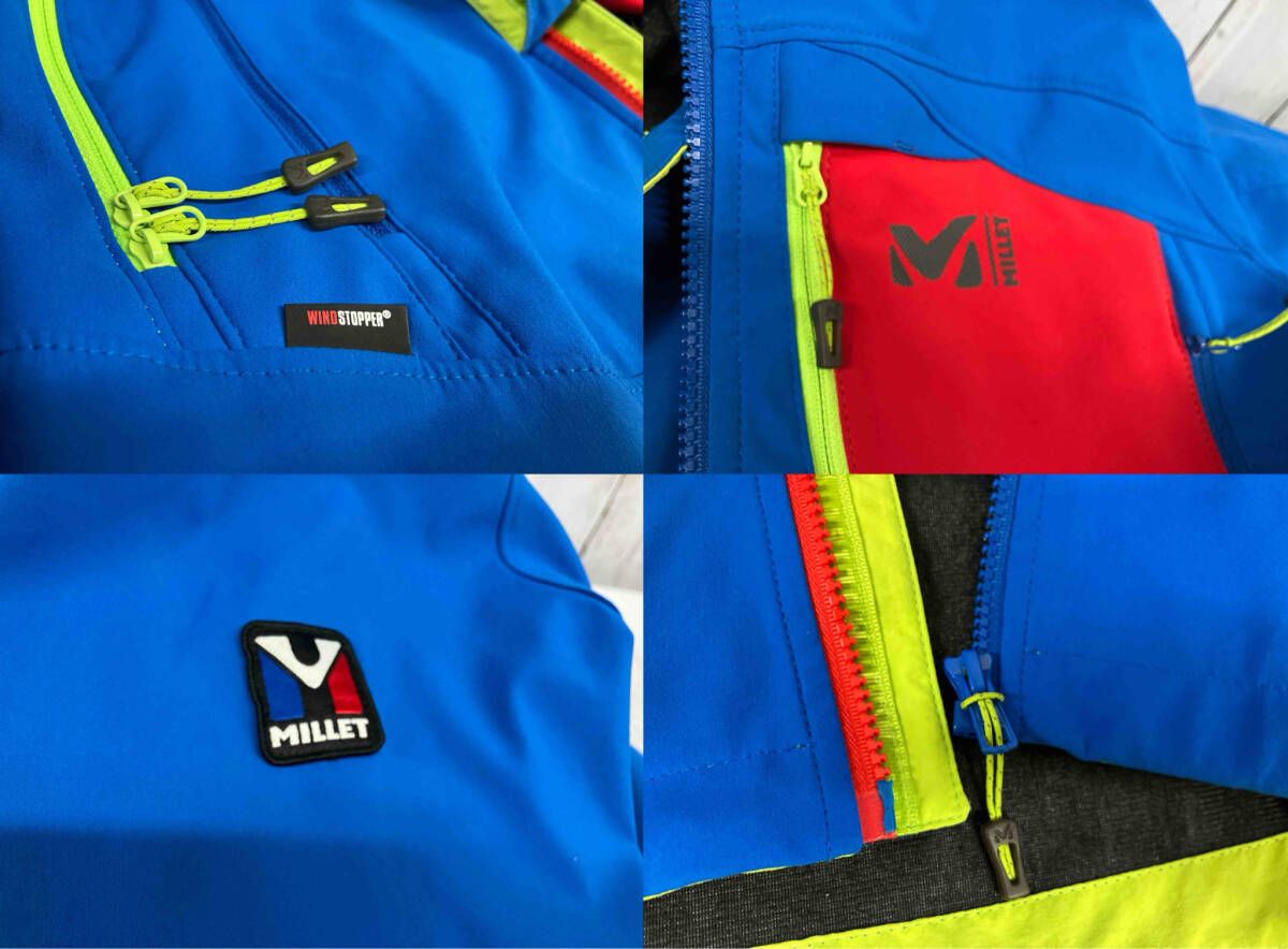 MILLET ミレー マウンテンパーカー Sサイズ ナイロン ブルー MIV5574 