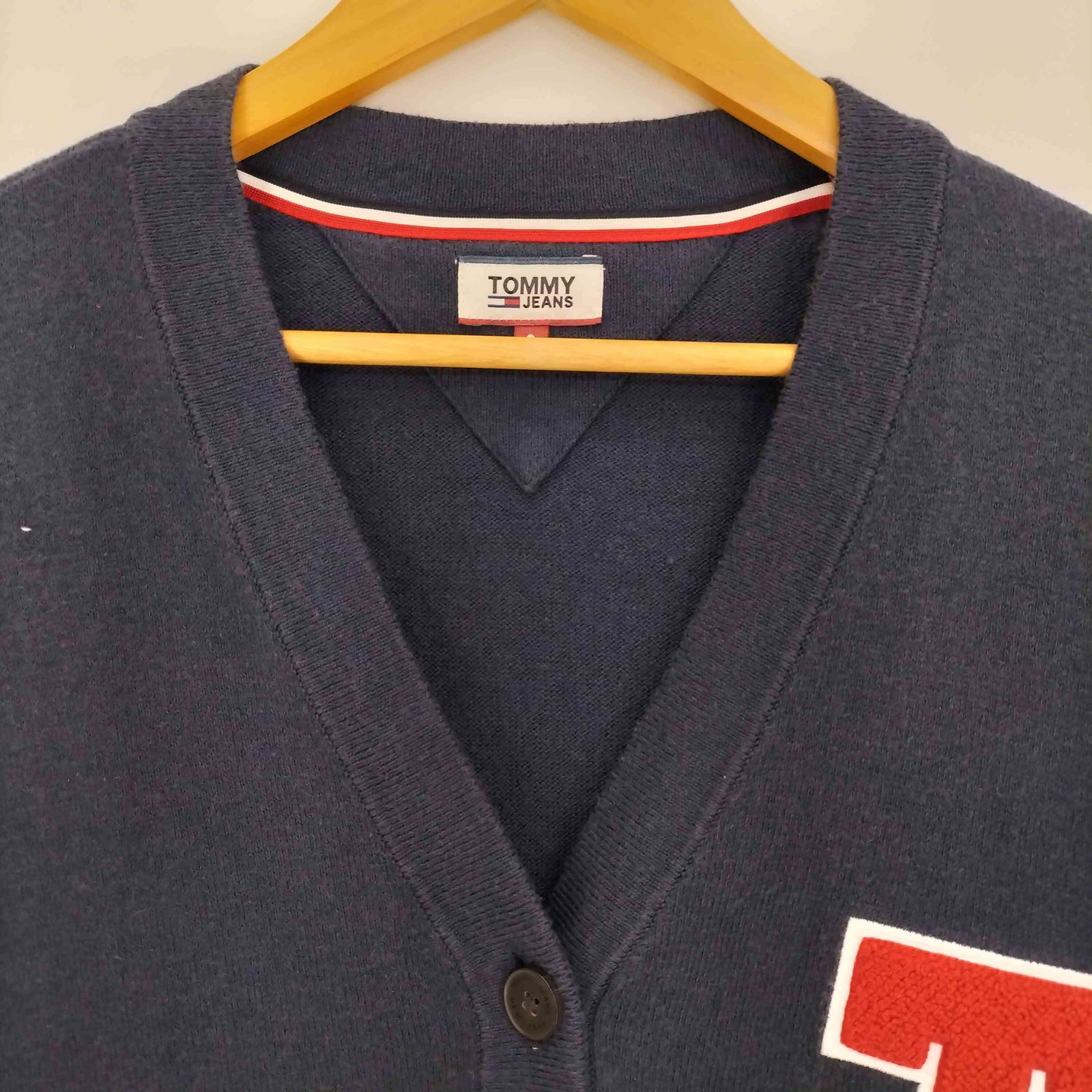 トミージーンズ tommy jeans Kardigan TJW varsity TJワッペン 