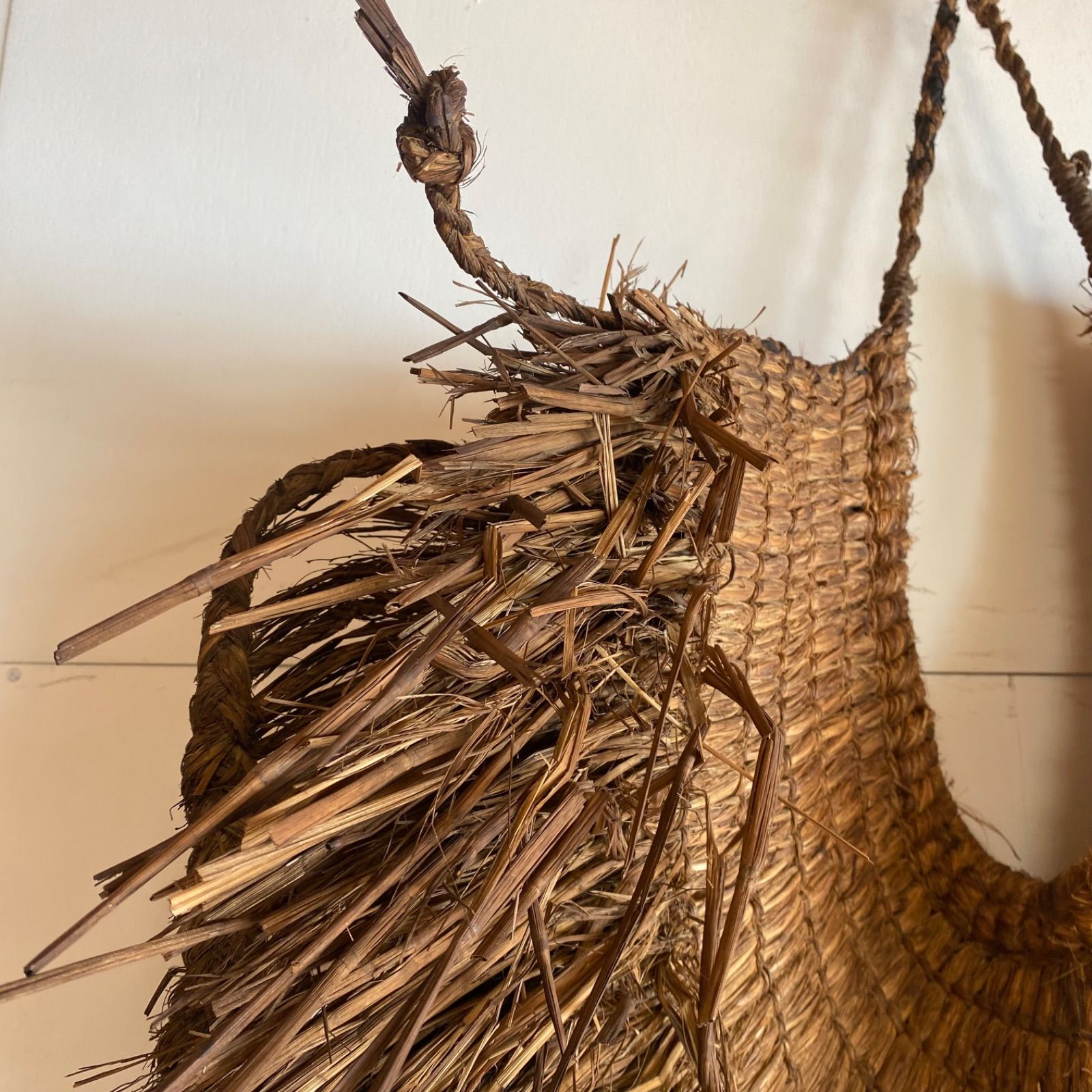 アンティーク 藁蓑 蓑 みの 民藝 民具 y563 - メルカリ