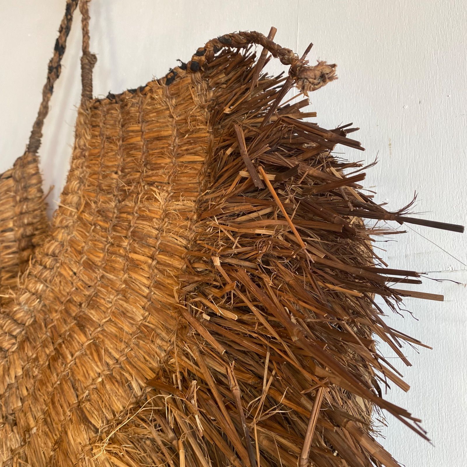 アンティーク 藁蓑 蓑 みの 民藝 民具 y563 - メルカリ