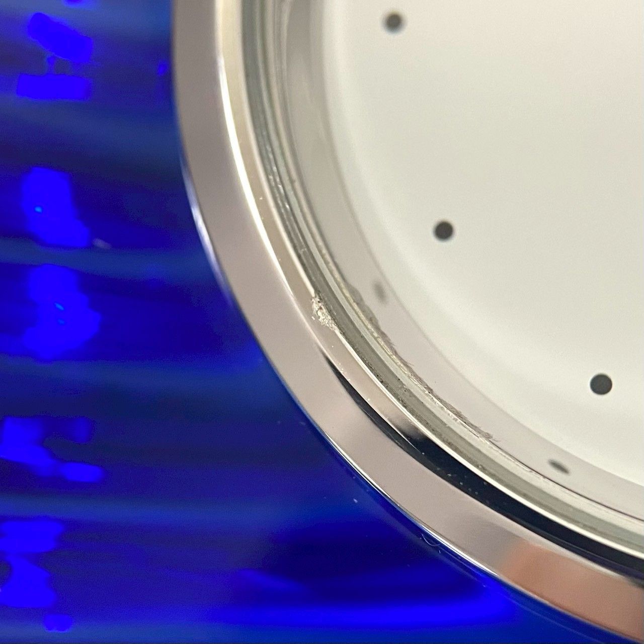 ブルーローズ 未使用 バカラ BACCARAT ラランドクロック ブルー ブルー