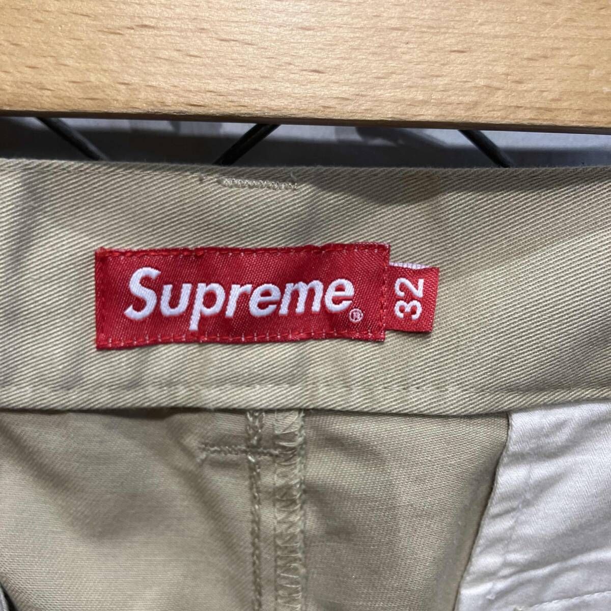 Supreme チノパン ワークパンツ size 32 ベージュ シュプリーム - メルカリ