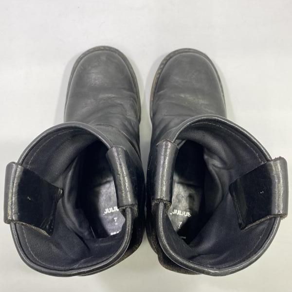 中古】JULIUS7 エンジニアブーツ ブラック size 1 ユリウス[24] - メルカリ