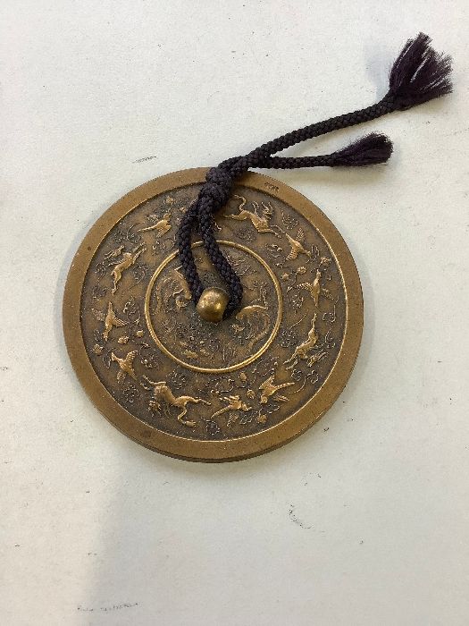 T9 古鏡文鎮 文鎮 アンティーク 現状品 - メルカリ