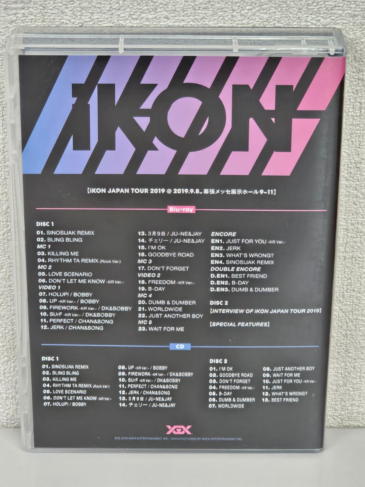 W6-48】△iKON JAPAN TOUR 2019 Blu-ray BD2枚組+CD2枚組 - メルカリ