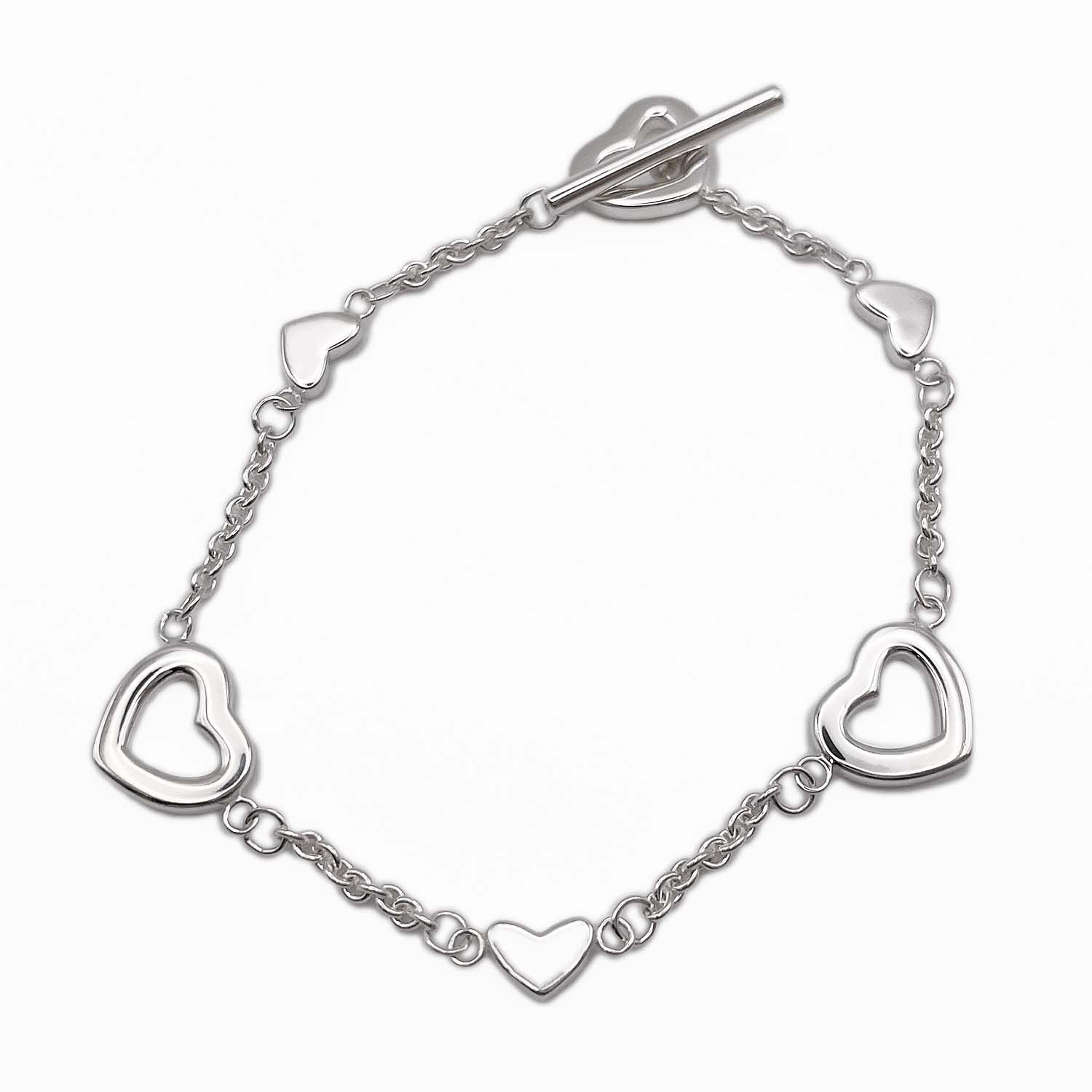 Tiffany&Co. ティファニー ハートリンク ブレスレット SV925 新品仕上