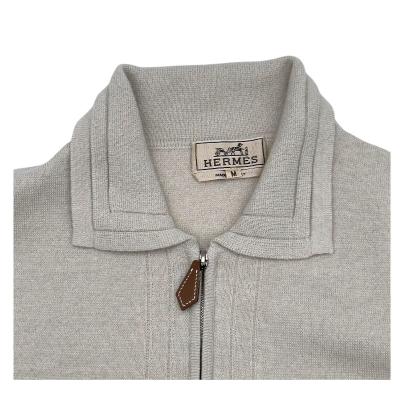 HERMES カシミヤ ジップカーディガン サイズ40 [M7441] HERMES カシミヤ ジップカーディガン サイズ40 [M7441] メンズ