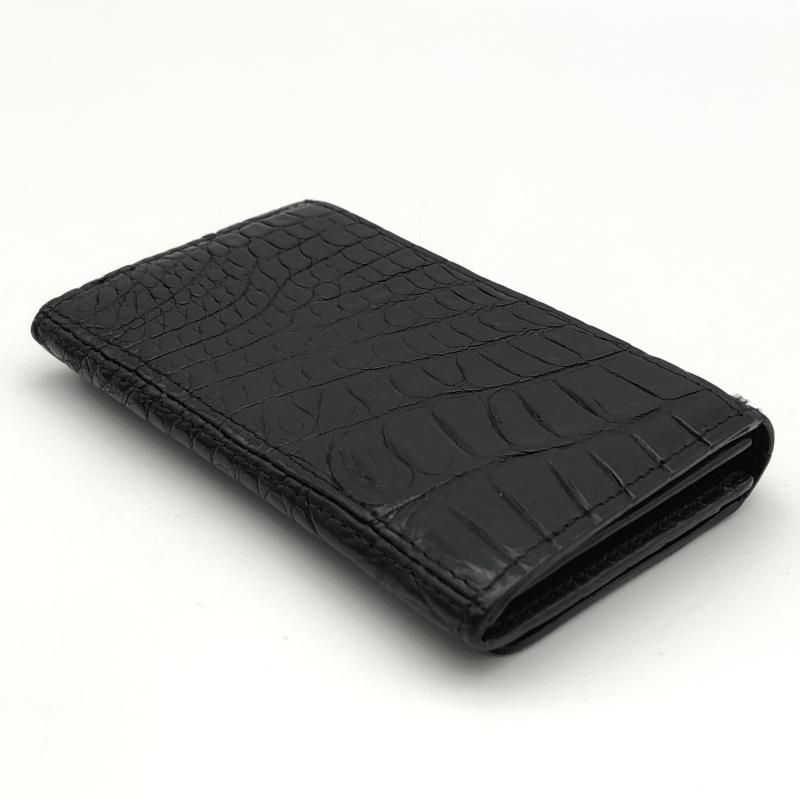 中古】PELLE MORBIDA Cocodrillo カードケース CRS011A ブラック